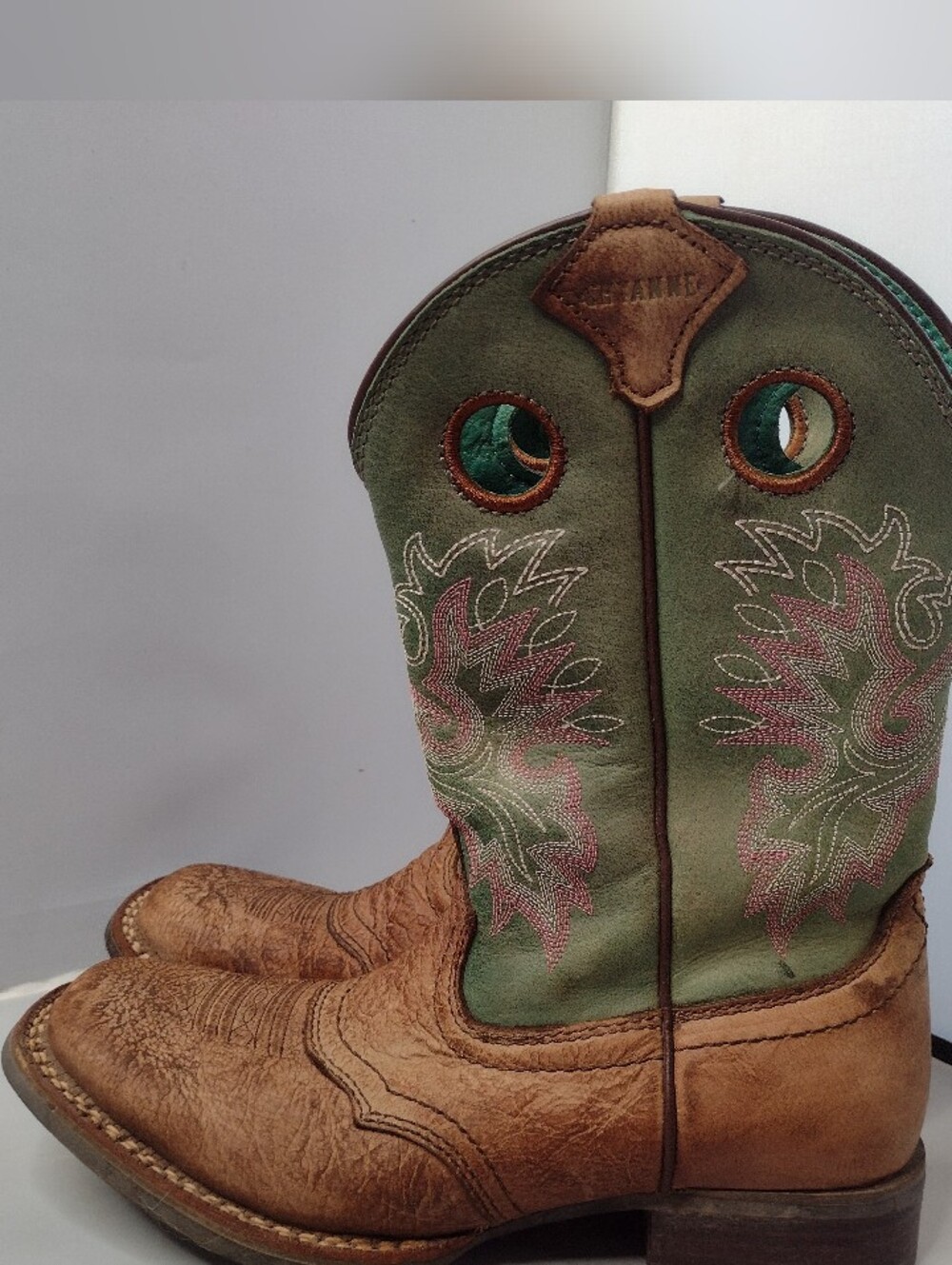 Shyanne Zero Gravity Square Toe Western Boot Womens Leather 8